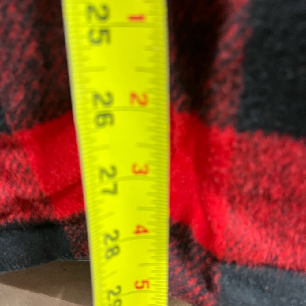 Canyon Guide Red and Black Plaid Men's Heavy Lined Jacket Sz L - Picture 9 of 11
